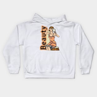 female vanity Kids Hoodie